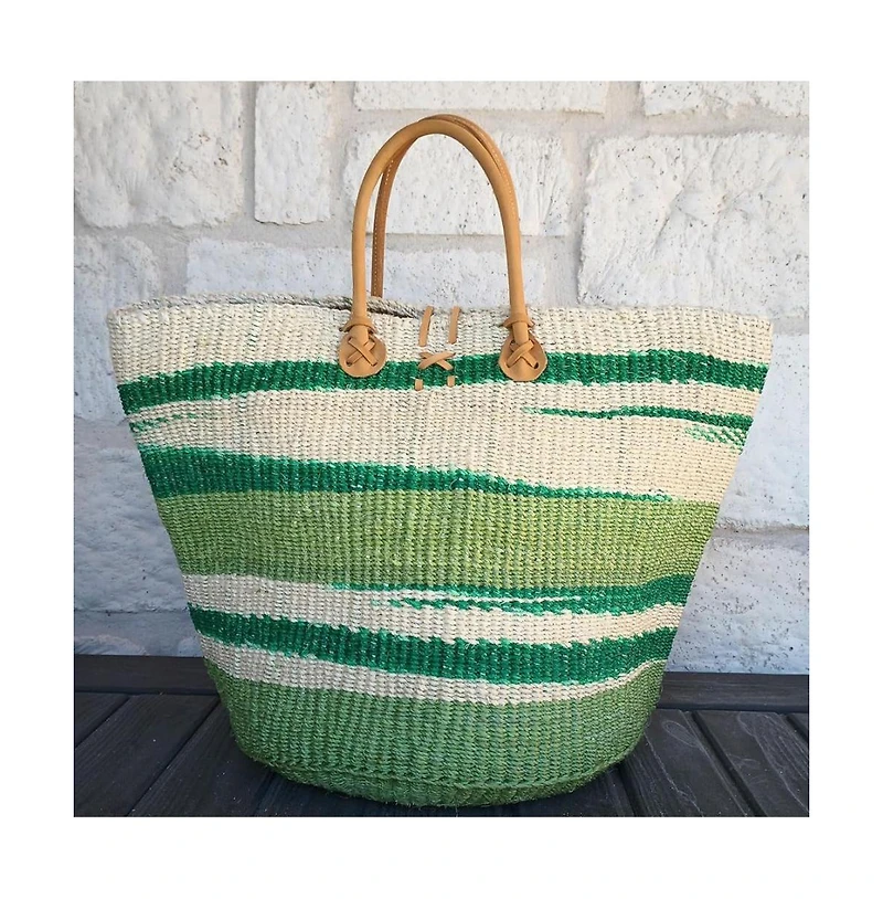 Health Handmade Sisal Market Basket Tote Bag