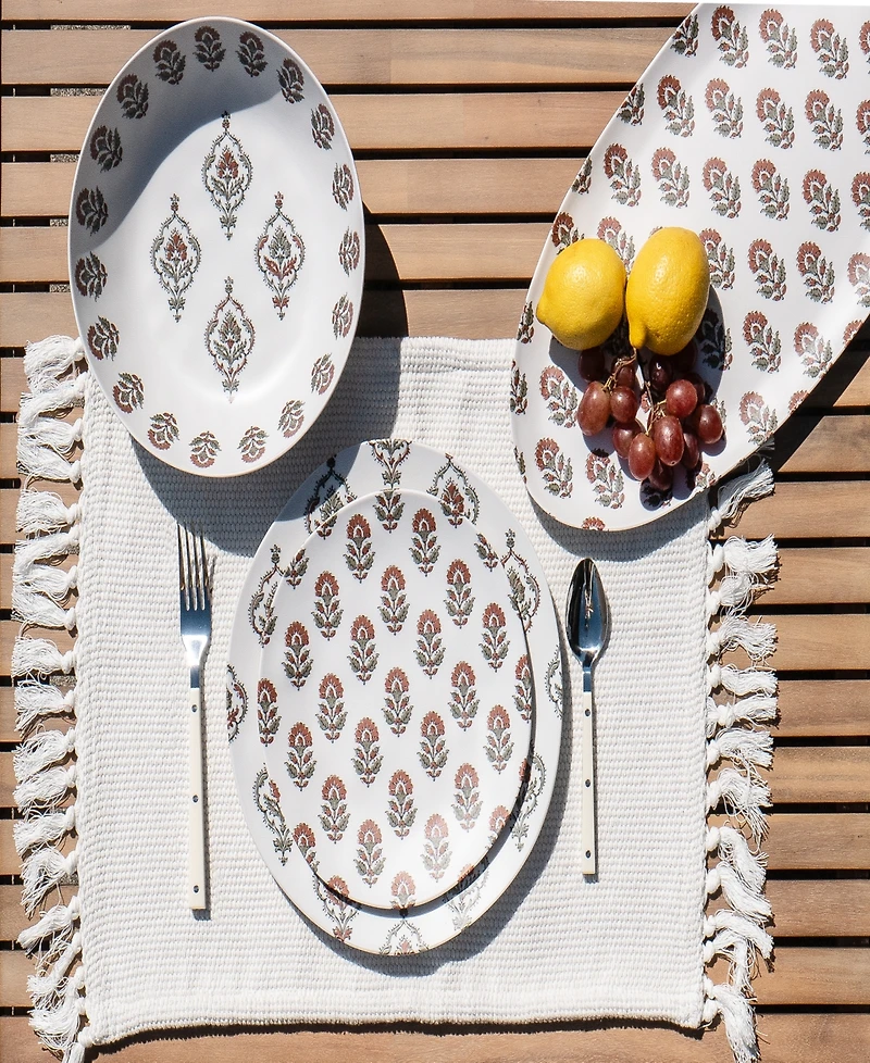 Abode Homewares Kashmir 6-Pc. Salad Plates, Service For 6