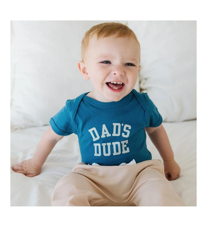 Sweet Wink Baby Boys Dad's Dude Short Sleeve Bodysuit