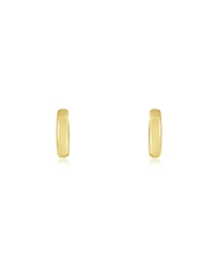 The Lovery Gold Huggie Hoop Earrings 14K Gold 15 x 3 millimeters
