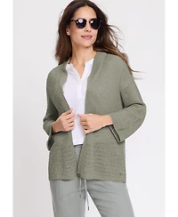 Olsen Women's Open Front Cardigan