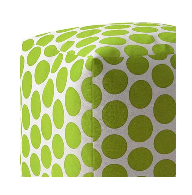 Cotton Pouf Ottoman with Polka Dots – Unique and Cozy Seating