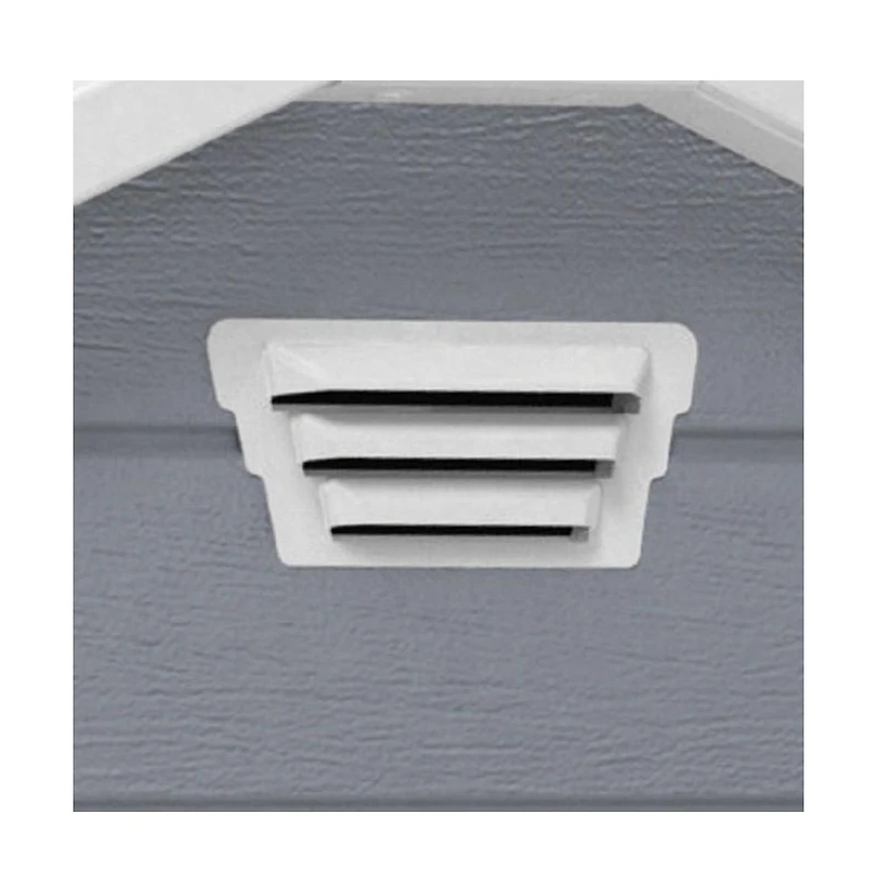 Keter 213413 Manor 6 X 8 Foot Resin All Weather Outdoor Tool Storage Shed, Grey