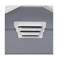 Keter 213413 Manor 6 X 8 Foot Resin All Weather Outdoor Tool Storage Shed, Grey