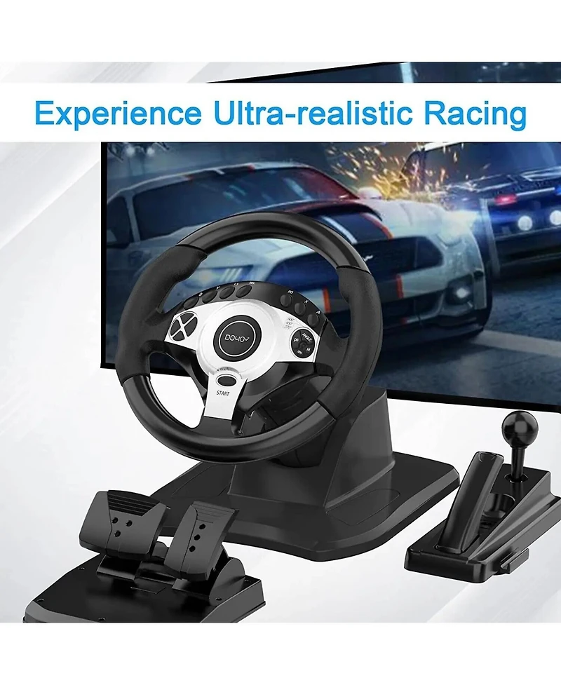 Racing Game Steering Wheel Shifter Experience Ultra-realistic for Pc PS3 PS4 Xbox One 360 Android Switch