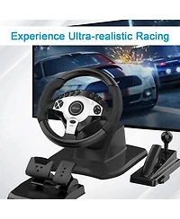 Racing Game Steering Wheel Shifter Experience Ultra-realistic for Pc PS3 PS4 Xbox One 360 Android Switch