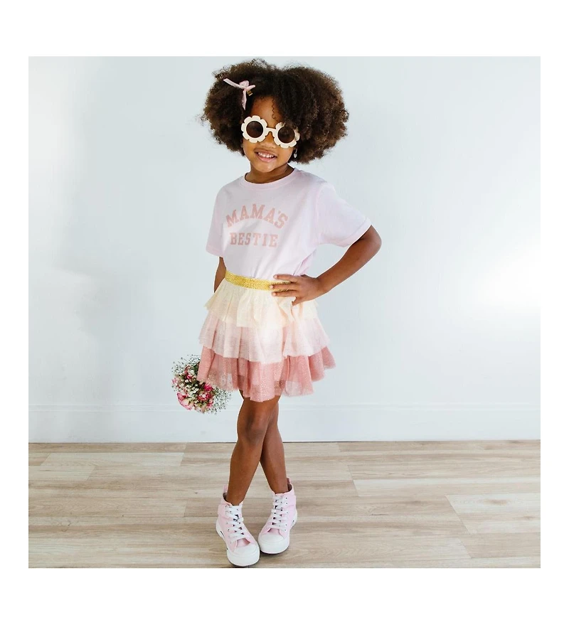 Sweet Wink Toddler Girls Mama's Bestie Short Sleeve T-Shirt