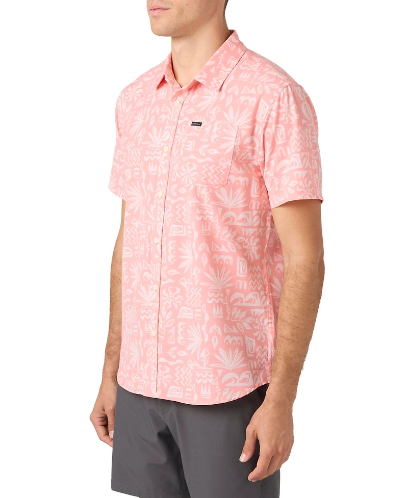 O'Neill Men's Traveler Traverse Slub Short Sleeve Shirt