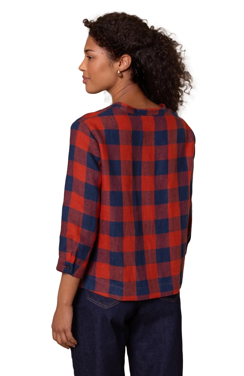 Celtic & Co. Women's Check Swing Blouse