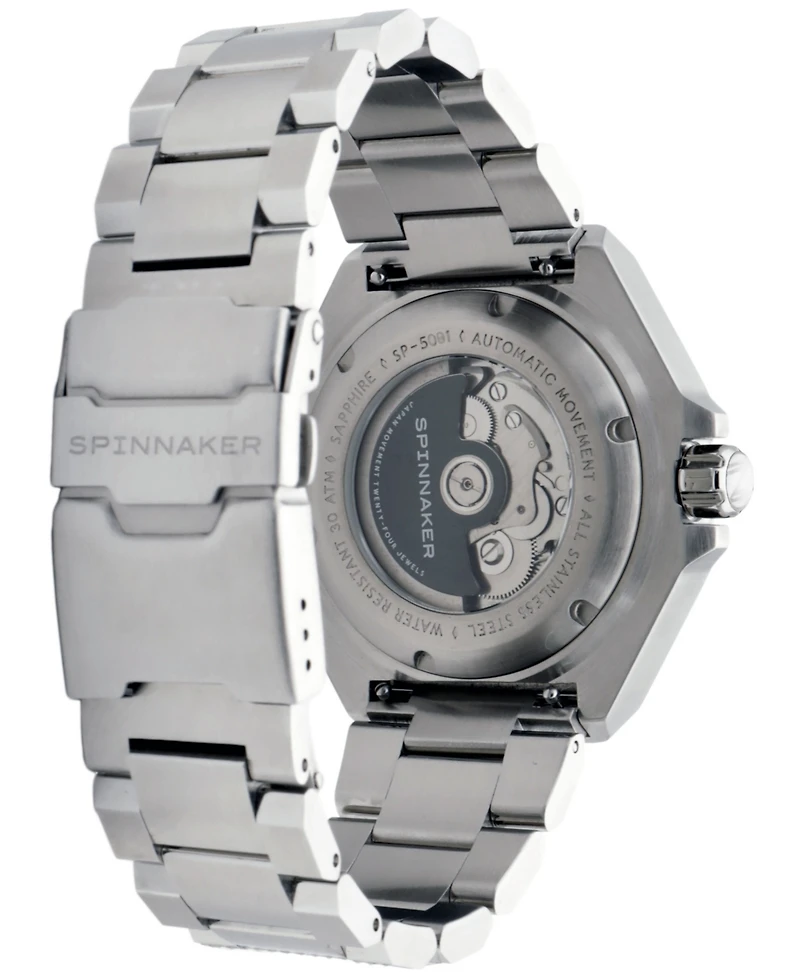 Spinnaker Men's Dumas Automatic Solid Stainless Steel Bracelet Watch