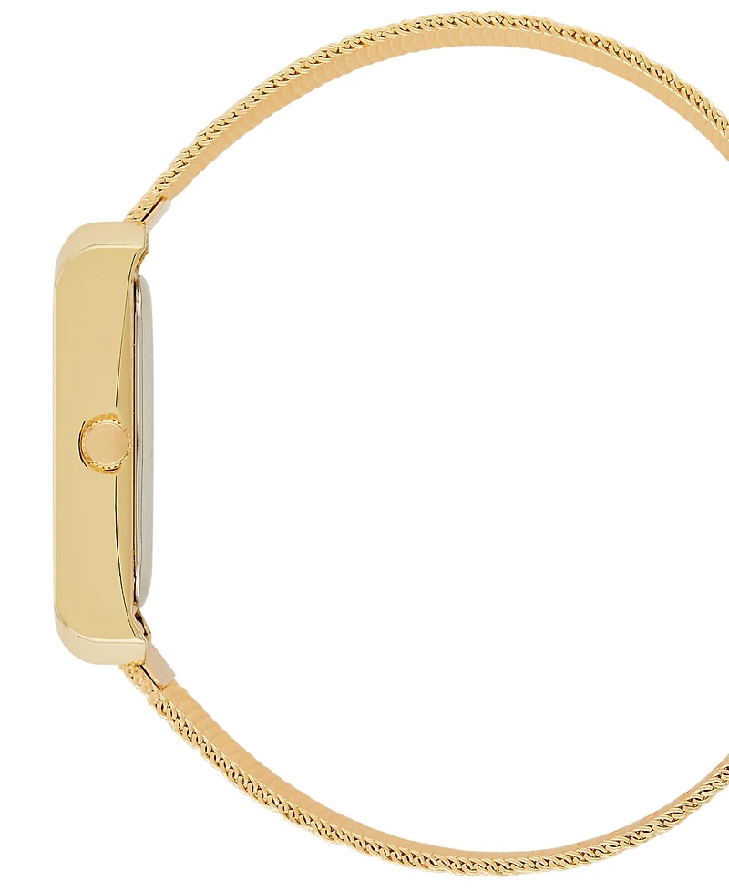 London Fog Unisex Warwick Gold Alloy Mesh Watch, 25mm