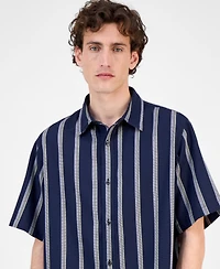 Hugo by Boss Men's Eralino Striped Shirt