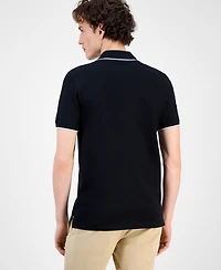 Hugo by Boss Men's Dinoso Contrast-Tip Polo Shirt