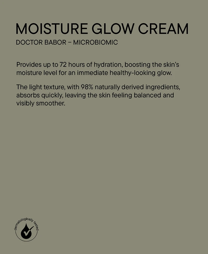 Babor Microbiomic Moisture Glow Cream, 1.69 oz.