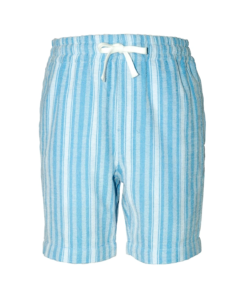 Univibe Big Boys Overlook Textured Stripe Pull on Shorts