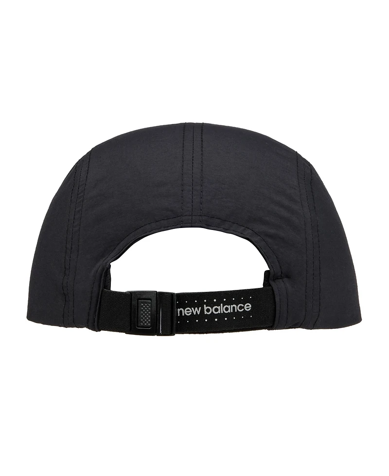 New Balance Men's Flying Logo Black 5-Panel Camper Hat