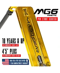 Pro Complete Stunt Scooter for Teens and Adults Ages 8 - 12 – Lightweight Durable Trick Scooter – Madd Gear MG6