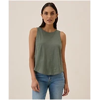 Pact Women's Organic Cotton Featherweight Slub Reversible Tank