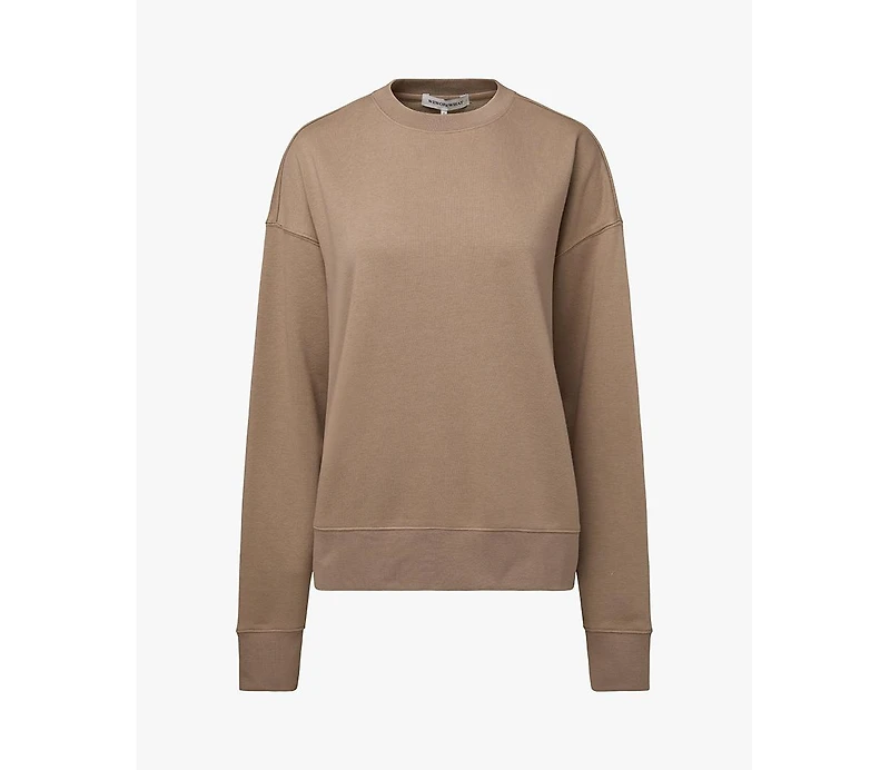 WeWoreWhat Women's Oversized Crewneck Sweatshirt