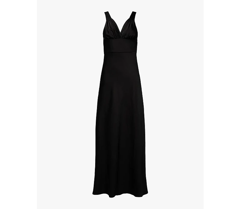 WeWoreWhat Women's Ruched Cup Slip Maxi Dress