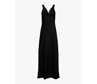 WeWoreWhat Women's Ruched Cup Slip Maxi Dress