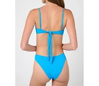 WeWoreWhat Women's Full Coverage Underwire Bikini Top