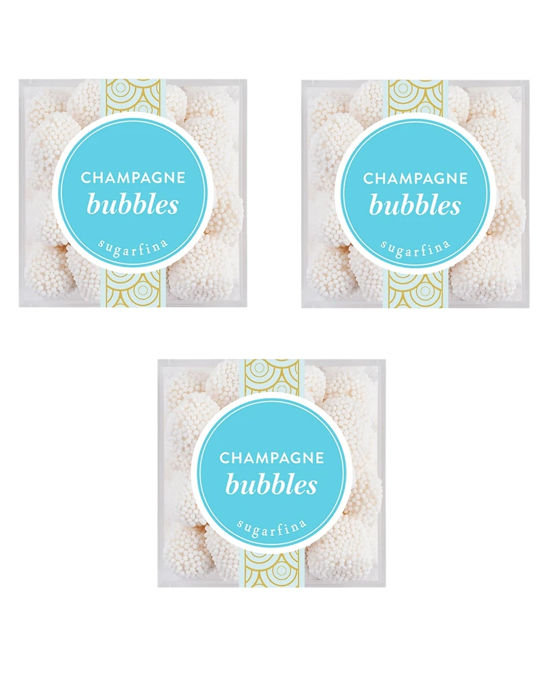 Sugarfina Champagne Bubbles Small Cube Kit, 3 Pieces