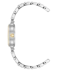 Anne Klein Women's Quartz Essential Round Two-Tone Metal Alloy and Pink Dial Watch, 32mm