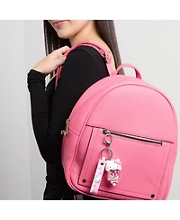 Hello Kitty Ice Cream Keychain with Glitter Charm and Pink Strap
