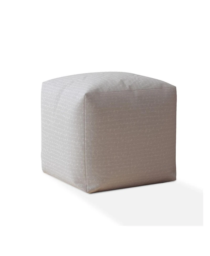 Cozy Cotton Pouf Ottoman – Decorative and Comfortable
