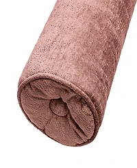 Edie@Home Delmonico Chenille Lumbar Neck Roll Decorative Pillow