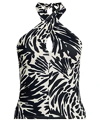 Lands' End Women's Criss Cross Halter Tankini Top