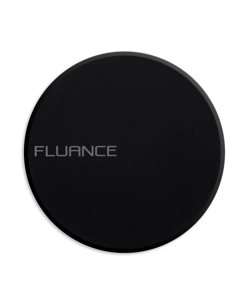 Fluance HiFi Vinyl Record Weight Stabilizer High Mass 760 gram Steel Lp Disc Turntable Accessory with Protective Velvet Pad for Vibration Damping (RW0