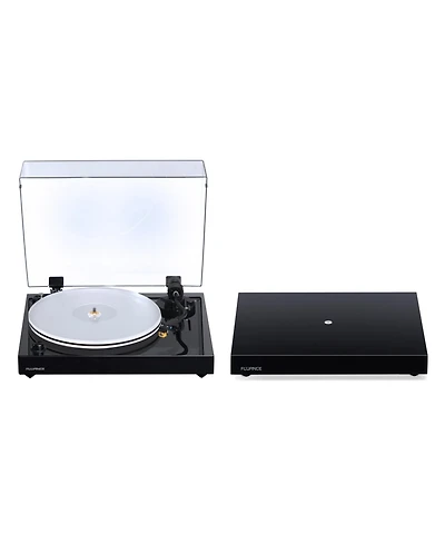 Fluance RT85N Reference High Fidelity Vinyl Turntable Record Player with Nagaoka Mp-110 Cartridge And Anti-Vibration Wood Isolation Base
