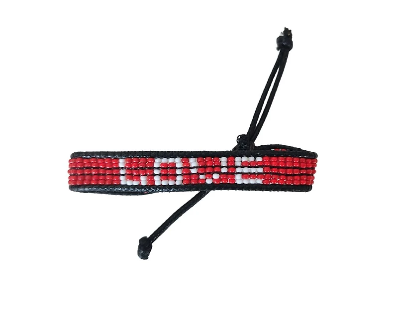 Red Love Beaded Bracelet – Handmade with Purpose