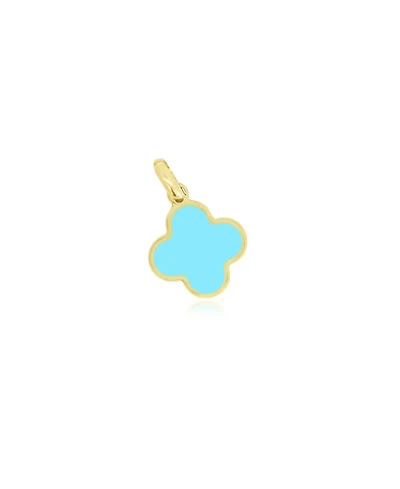The Lovery Turquoise Clover Charm 14 millimeters