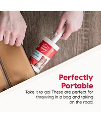 Iris Usa Extra Sticky Lint Roller, Value Pack Comes with Storage Box, Standard and T-Handle Roller, Refills, 90 Sheets/Roll, 1260 Sheets Total