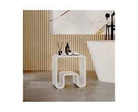 Casainc Freestanding Solid Surface Bathroom Shower Stool