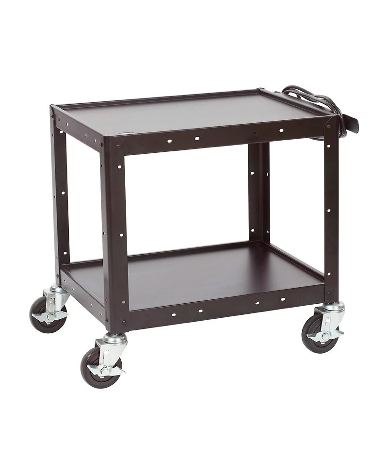ECR4Kids Av Media Cart, Black, 1