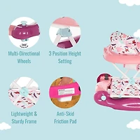 Dream On Me Baby Steps Baby Walker, Pink