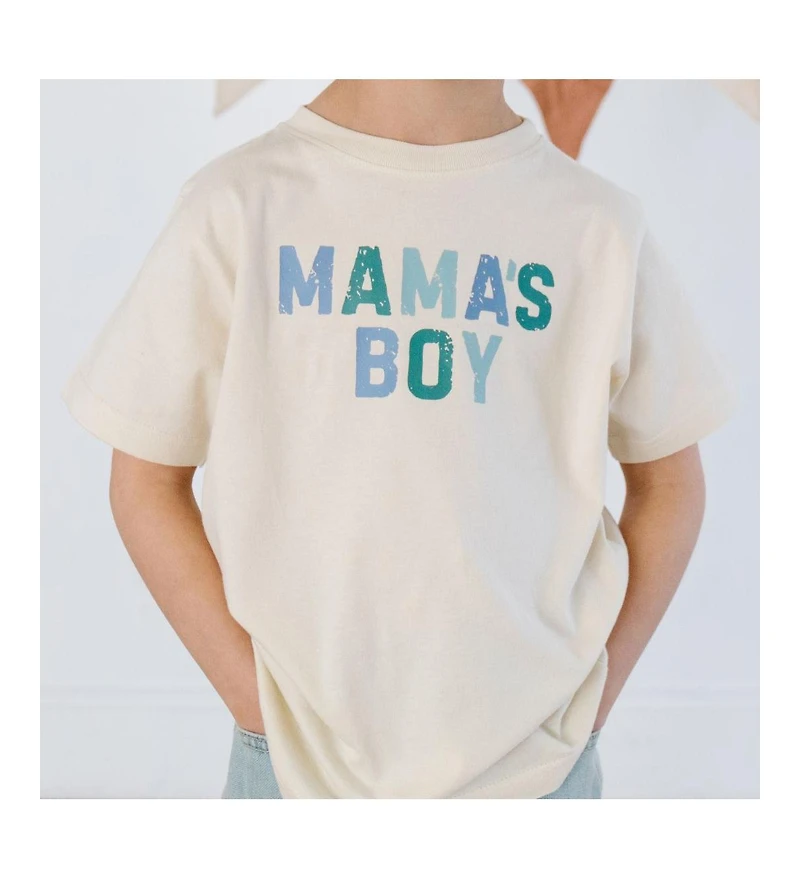 Sweet Wink Toddler Boys Mama's Multi Short Sleeve T-Shirt