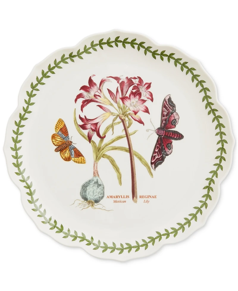 Portmeirion Botanic Garden Lotus Blossom Dinner Plates, Set of 4