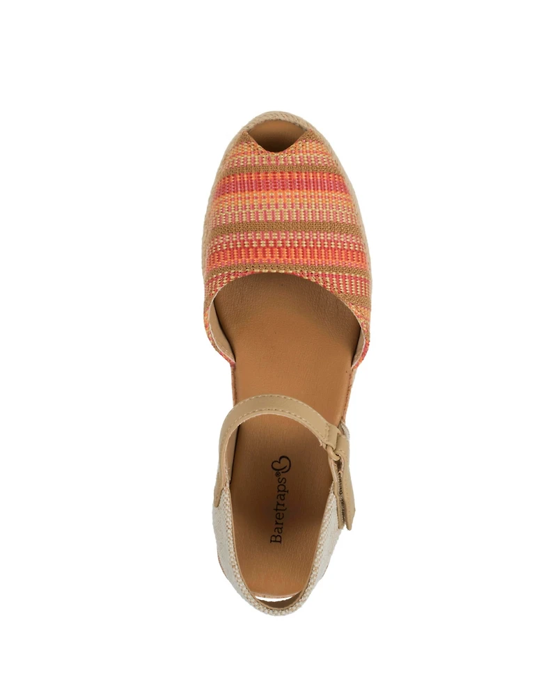 Baretraps Women's Acadia Peep Toe Wedge Sandals