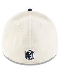 New Era Men's Cream/Navy England Patriots 2025 Nfl Draft 39THIRTY Flex Hat