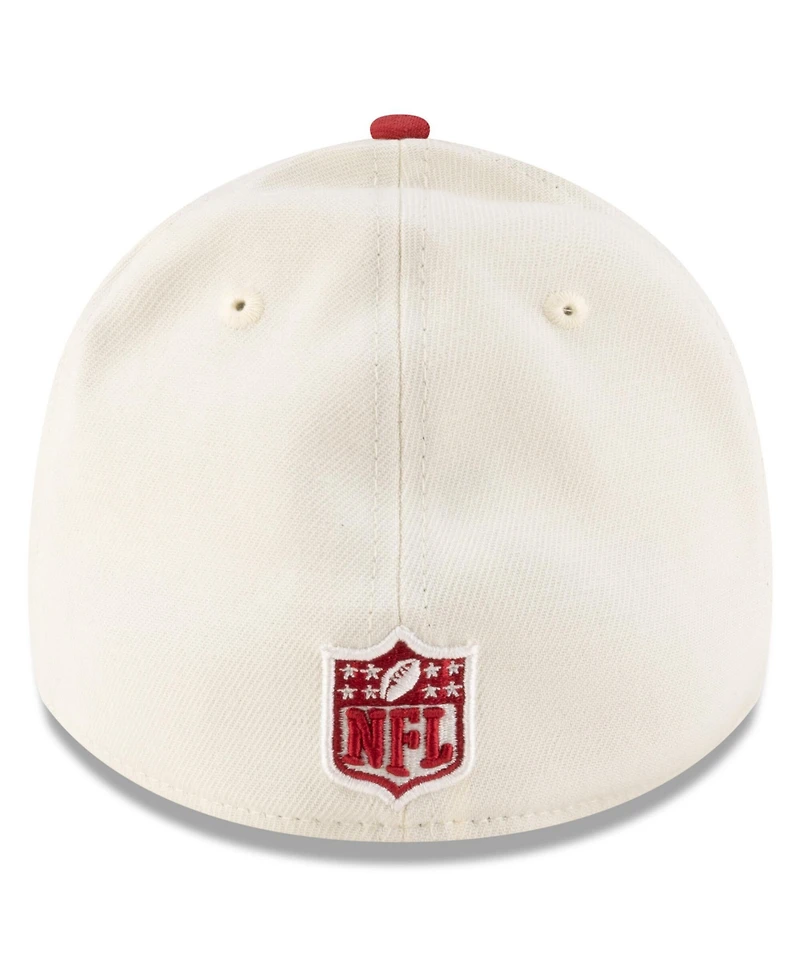 New Era Men's Cream/Cardinal Arizona Cardinals 2025 Nfl Draft 39THIRTY Flex Hat