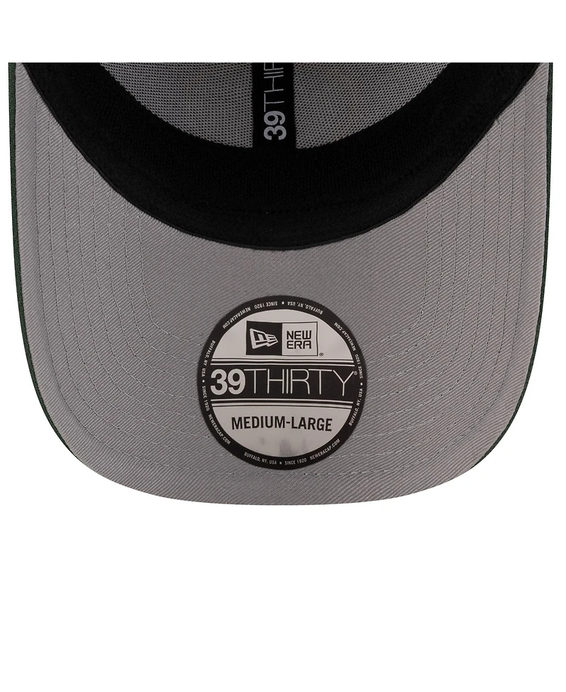 New Era Men's Black/Green Green Bay Packers 2025 Nfl Draft 39THIRTY Flex Hat