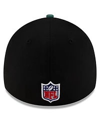 New Era Men's Black/Green York Jets 2025 Nfl Draft 39THIRTY Flex Hat