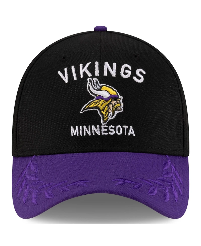 New Era Men's /Purple Minnesota Vikings 2025 Nfl Draft 39THIRTY Flex Hat