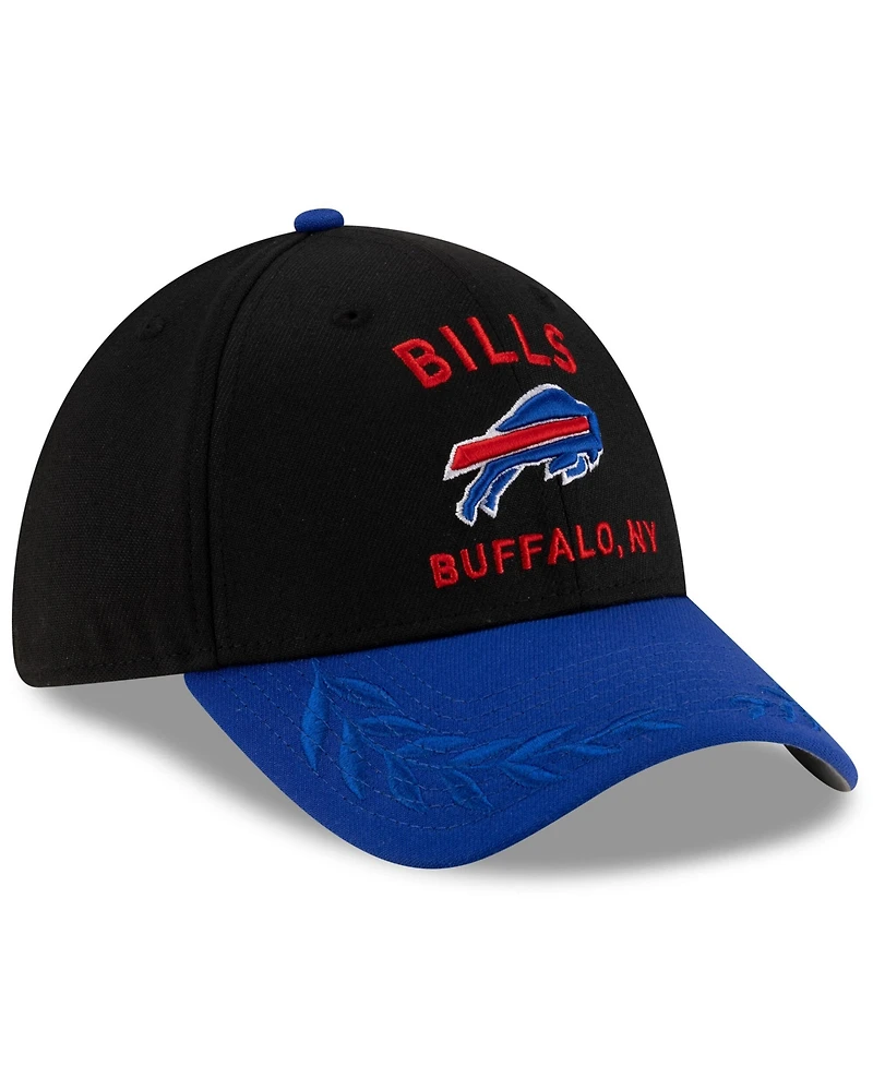 New Era Men's Black/Royal Buffalo Bills 2025 Nfl Draft 39THIRTY Flex Hat