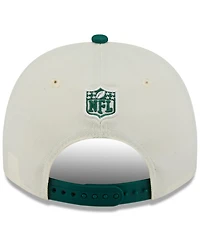 New Era Men's Cream/Green New York Jets 2025 Nfl Draft A-Frame 9FIFTY Snapback Hat
